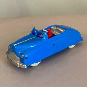 Blue Convertible Toy Car Vintage 1950s Collectible by Renwal